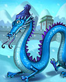 Snow Dragon Badge - Mahjong Garden HD