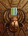 Shiny Scarab Badge - Mahjong Escape