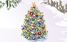 Christmas Tree Badge - Solitaire Gardens