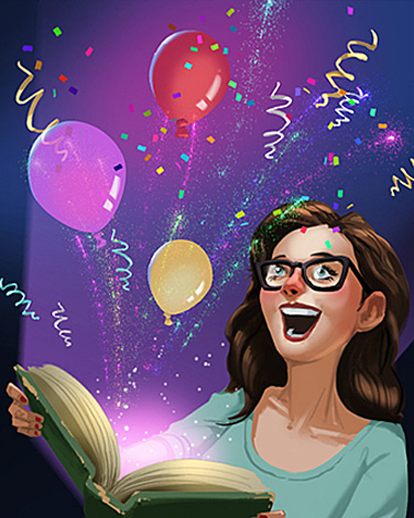 Party On The Page Badge - StoryQuest