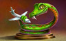 Zodiac Snake Badge - First Class Solitaire