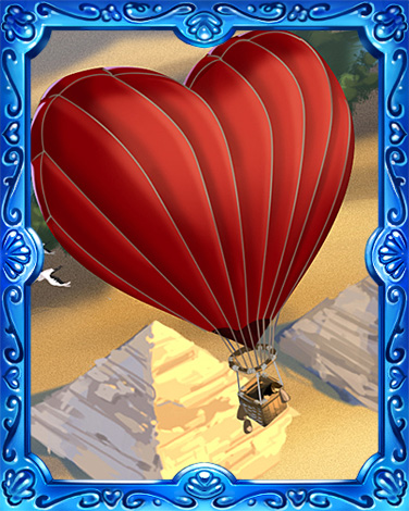 Soaring Heart Easy Badge - Poppit! Bingo