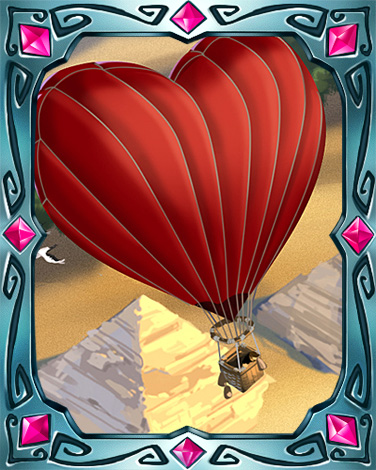 Soaring Heart Medium Badge - Poppit! Bingo