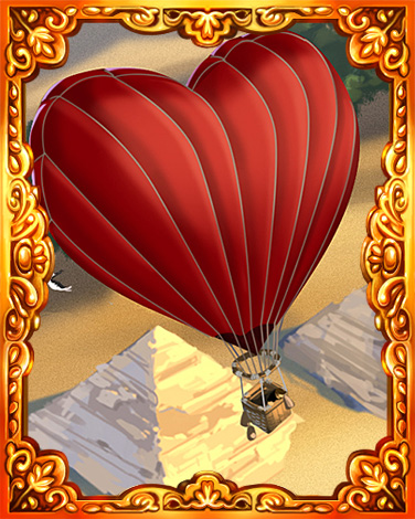 Soaring Heart Hard Badge - Poppit! Bingo