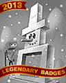 Snowy Stacks Badge - Space Hunt