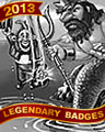 Lucky Merman Badge - Dominoes