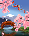 Spring Dragon Badge - Mahjong Garden HD