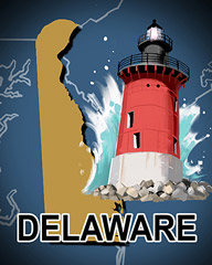 Delaware Badge - Poppit! Party