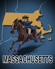 Massachusetts Badge - Vanishing Trail