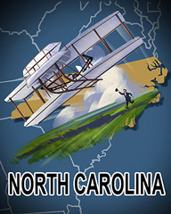 North Carolina Badge - World Class Solitaire HD