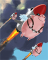 Daredevil Pigs Badge - Hog Heaven Slots