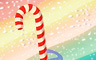 Candy Cane Badge - Solitaire Gardens