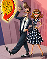 Fifty Fifty Club Badge - Canasta HD