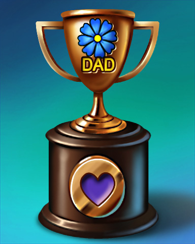 Pogo Father's Day Race Victory Badge