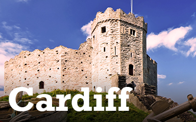 Cardiff Postcard Badge - Postcards From Britain