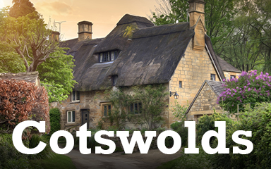 Cotswolds Postcard Badge - Postcards From Britain
