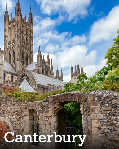 Canterbury Badge - Postcards From Britain