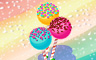 Cake Pop Trees Badge - Solitaire Gardens