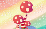 Gummy Mushrooms Badge - Solitaire Gardens