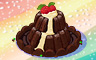 Chocolate Volcano Badge - Solitaire Gardens