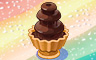 Chocolate Fountain Badge - Solitaire Gardens