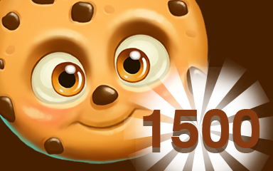 Chocolate Cookie 1500 Badge - Cookie Connect