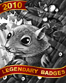 Squirrel Sunrise Badge - Letters From Nowhere