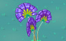 Purple Fan Plant Badge - Solitaire Gardens