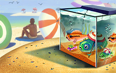 Beach Envy Badge - Quinn's Aquarium