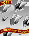 Fancy Flight Badge - Plants Vs. Zombies