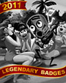 Solitaire Luau Badge - Solitaire Gardens