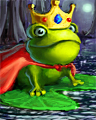 Frog Prince Badge - Greenback Bayou