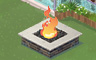 Square Fire Pit Badge - Solitaire Gardens