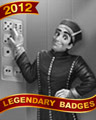 Roll On The Floor Badge - Peggle Slots