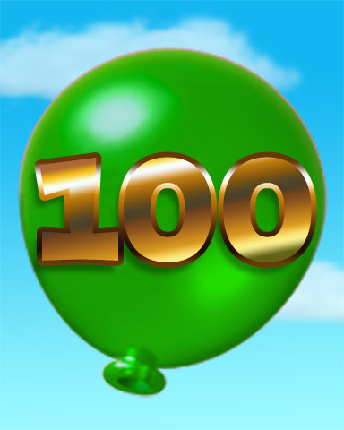 Rank 100 Badge - Poppit! HD