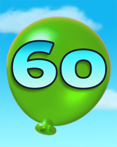 Rank 60 Badge - Poppit! HD