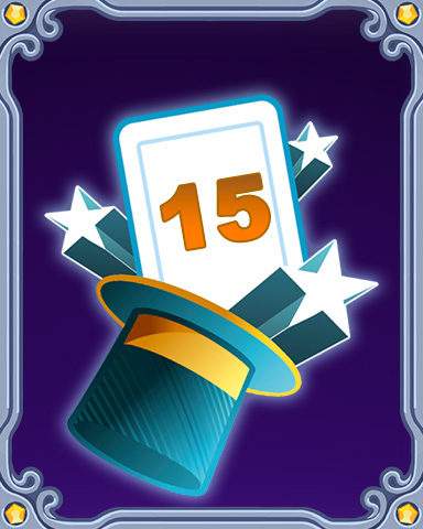 Magic Marathon Lap 15 Badge - Stack'em HD