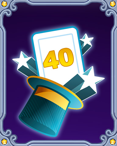 Magic Marathon Lap 40 Badge - Turbo 21 HD