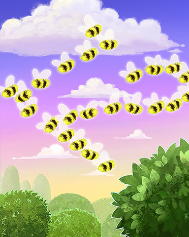 Buzzin Dozen Badge - Tumble Bees HD