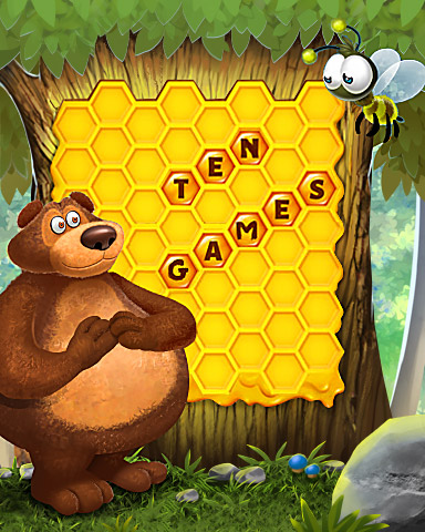 A Ten Spot Badge - Tumble Bees HD