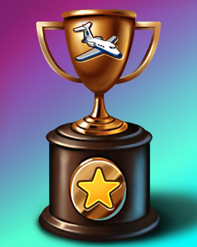 Pogo Jet Set Joyride Victory Badge