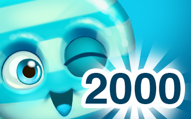 Blue Cookie 2000 Badge - Cookie Connect