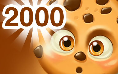 Chocolate Cookie 2000 Badge - Cookie Connect