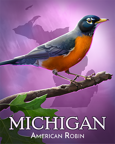 American Robin Badge - Poppit! HD