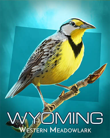 Wyoming Meadowlark Badge - Pogo™ Sudoku