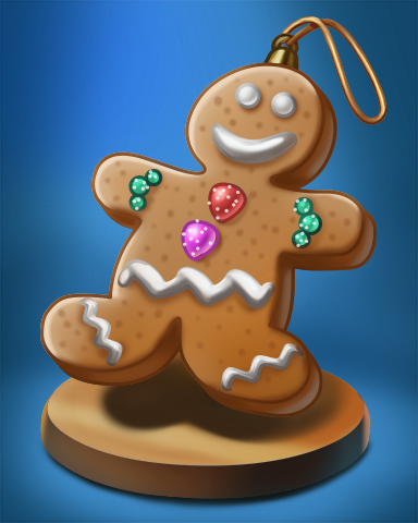 Ginger Bread Man Badge - Jewel Academy