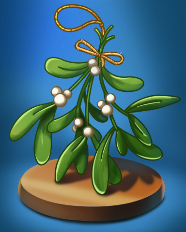 Mistletoe Badge - Quinn's Aquarium