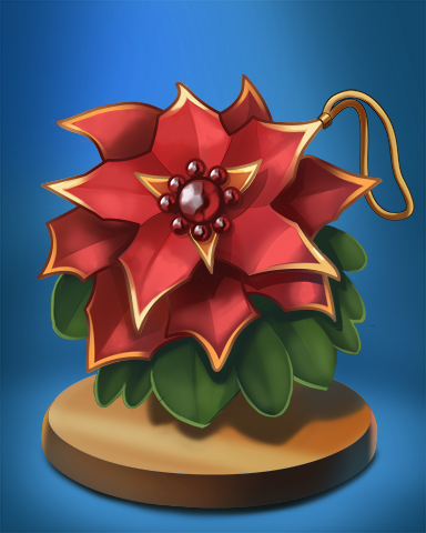 Poinsettia Badge - Claire Hart: Secret In The Shadows