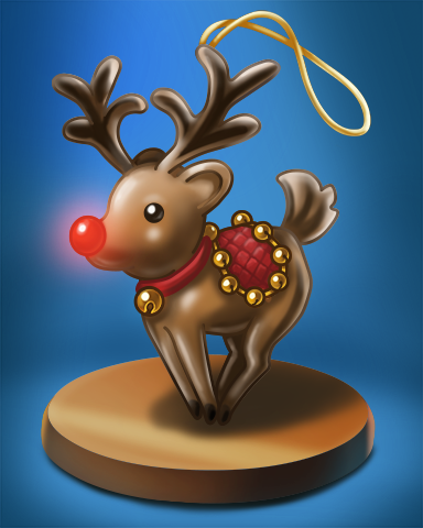 Reindeer Badge - Word Whomp HD