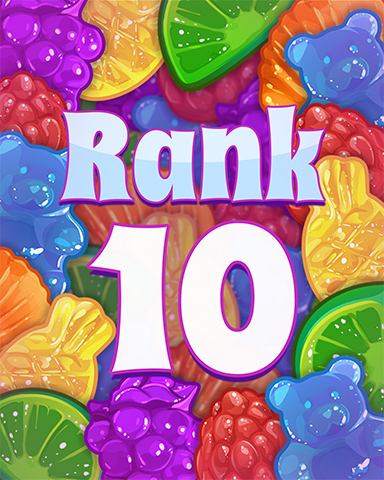 Rank 10 Badge - Sweet Tooth Town